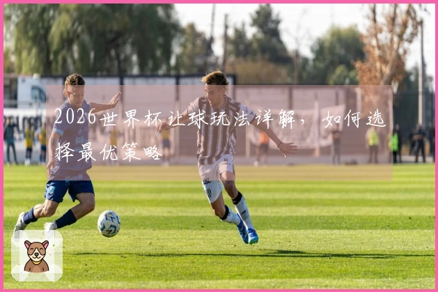 2026世界杯让球玩法详解，如何选择最优策略